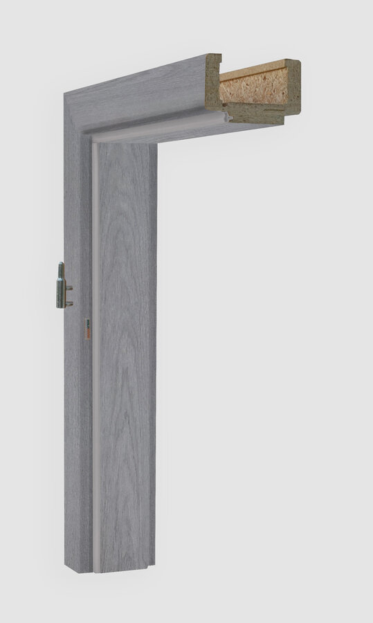 Obložková zárubeň, dekor earl grey, provedení 80 levé, tl. zdi 150 mm