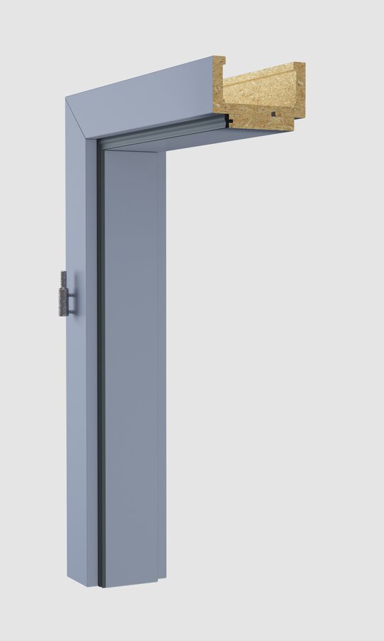 Obložková zárubeň, dekor dark snow, provedení 80 levé, tl. zdi 150 mm