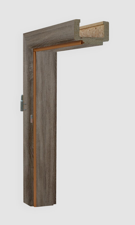 Obložková zárubeň, dekor dub archico, provedení 80 levé, tl. zdi 150 mm