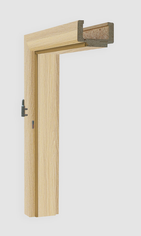 Obložková zárubeň, dekor stockholm, provedení 80 levé, tl. zdi 150 mm