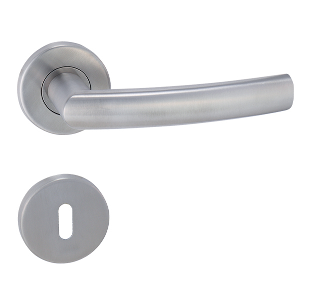 Klika rozetová ESSO, broušená nerez, dozický klíč zámek