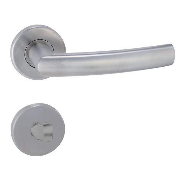 Klika rozetová ESSO, broušená nerez, WC zámek