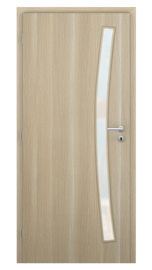 Dveře SMART 21, dekor stockholm, provedení 80 levé, sklo satinato
