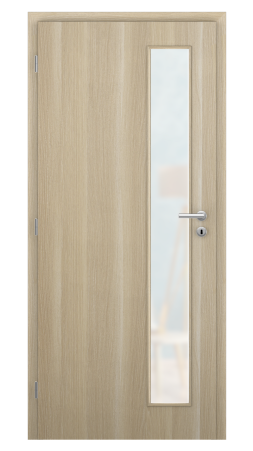 Dveře SMART 22, dekor stockholm, provedení 80 levé, sklo satinato