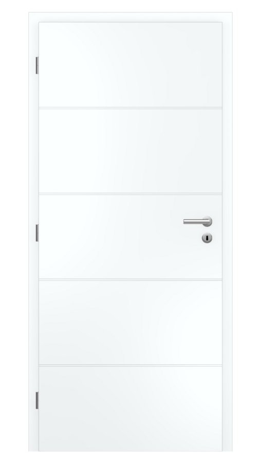 Dveře SMART 4, dekor bílá snow, provedení 80 levé