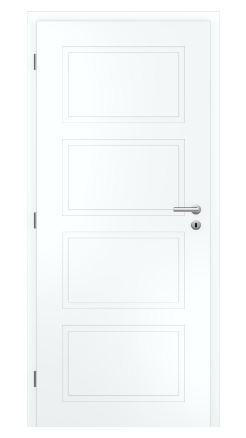 Dveře SMART 24, dekor bílá snow, provedení 80 levé