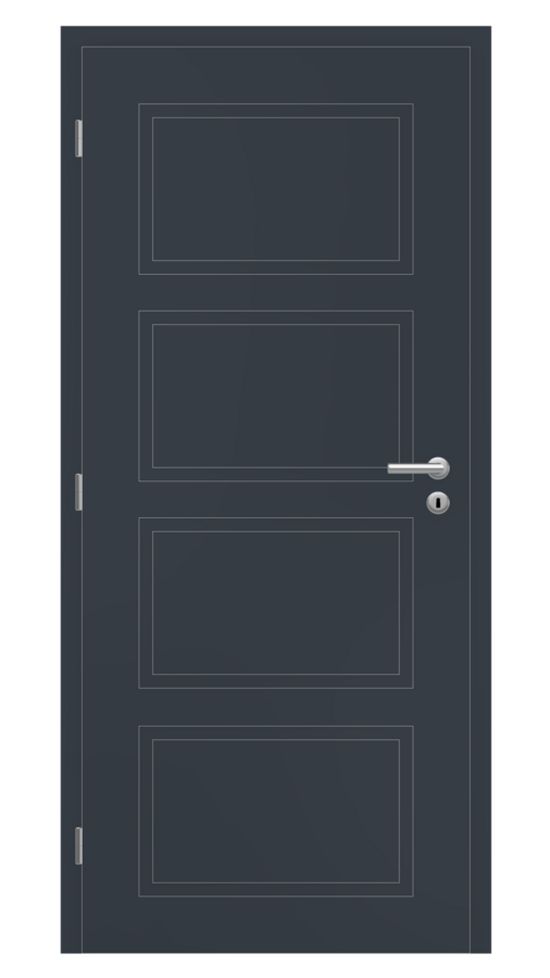 Dveře SMART 24, dekor dark snow, provedení 80 levé