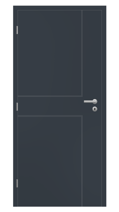 Dveře SMART 52, dekor dark snow, provedení 80 levé