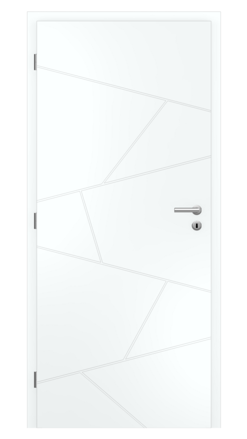 Dveře SMART 55, dekor bílá snow, provedení 80 levé