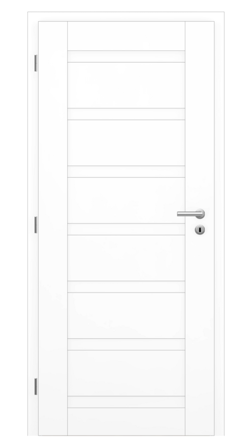 Dveře VIVA 61, dekor bílá, provedení 80 levé