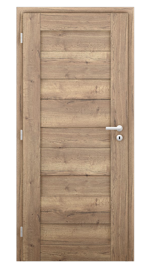 Dveře VIVA 76, dekor dub halifax, provedení 80 levé